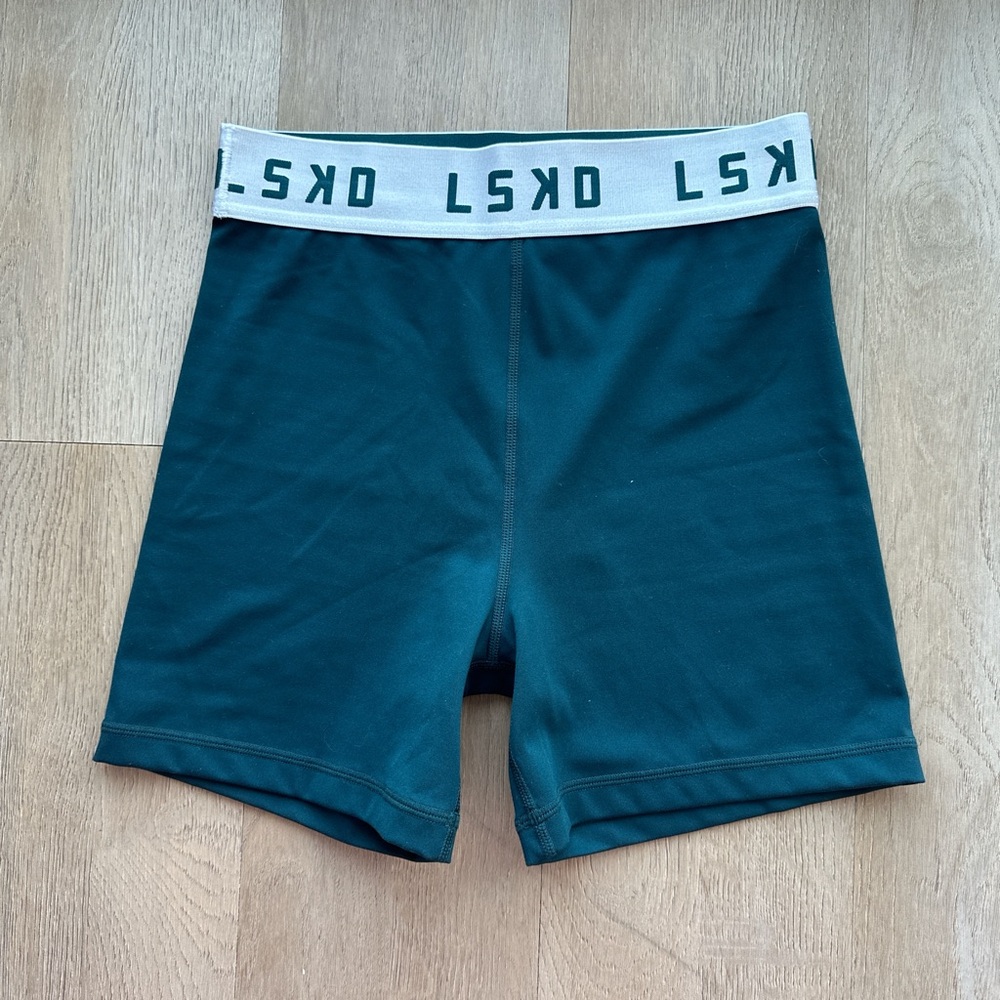 LSKD Women's Athletic Shorts - Deep Teal